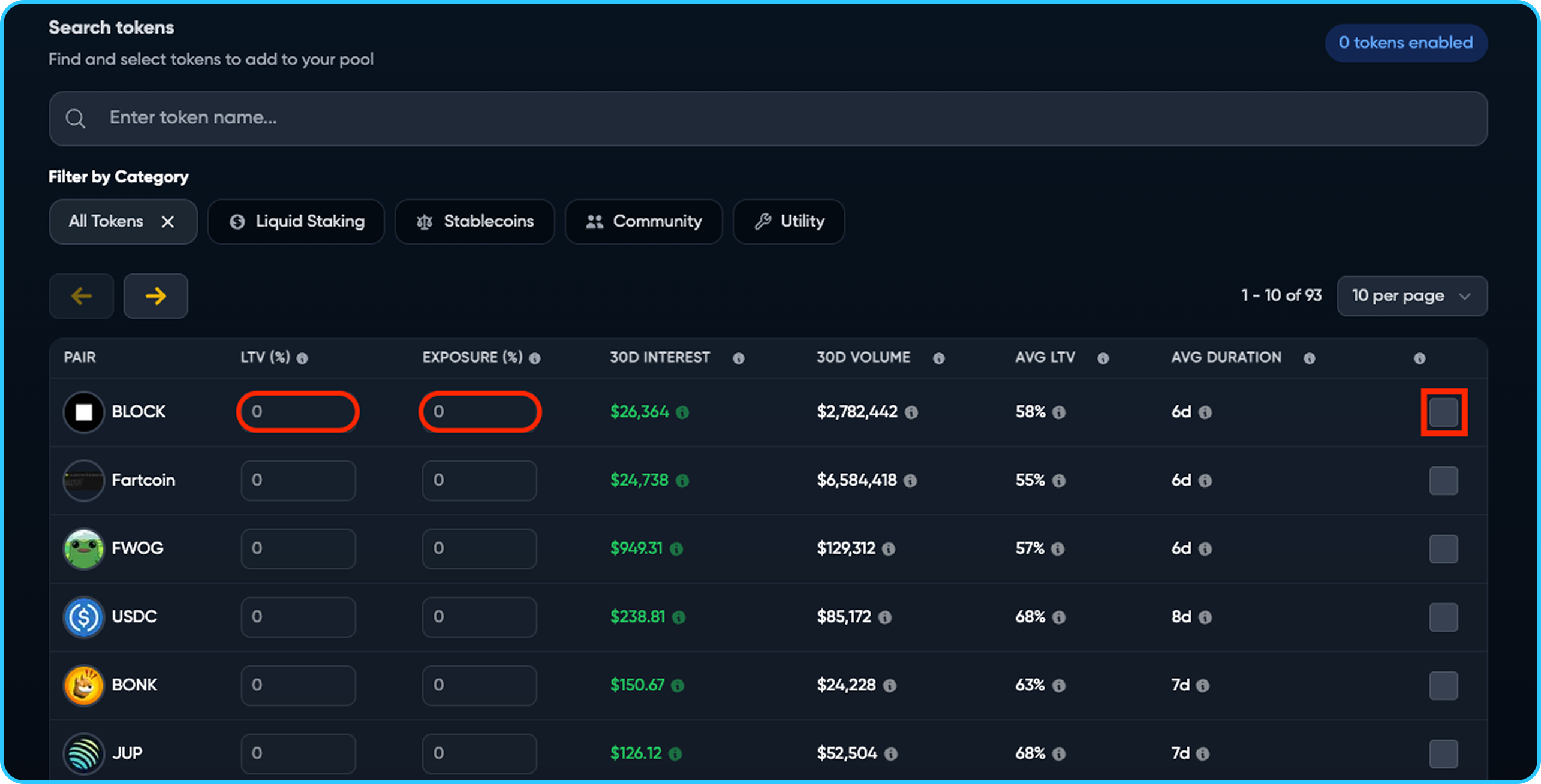 Select the tokens to lend.png